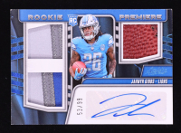 Jahmyr Gibbs 2023 Absolute Rookie Premiere Materials Autographs Spectrum #206 RC #53/99 at PristineAuction.com