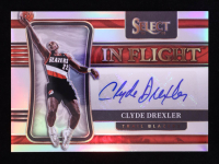 Clyde Drexler 2021-22 Select In Flight Signatures #12 #133/299 at PristineAuction.com