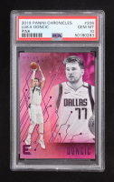 Luka Doncic 2019-20 Panini Chronicles Pink #206 Essentials (PSA 10) at PristineAuction.com