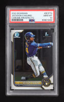 Jackson Chourio 2022 Bowman Chrome Prospects #BCP79 RC (PSA 10) at PristineAuction.com