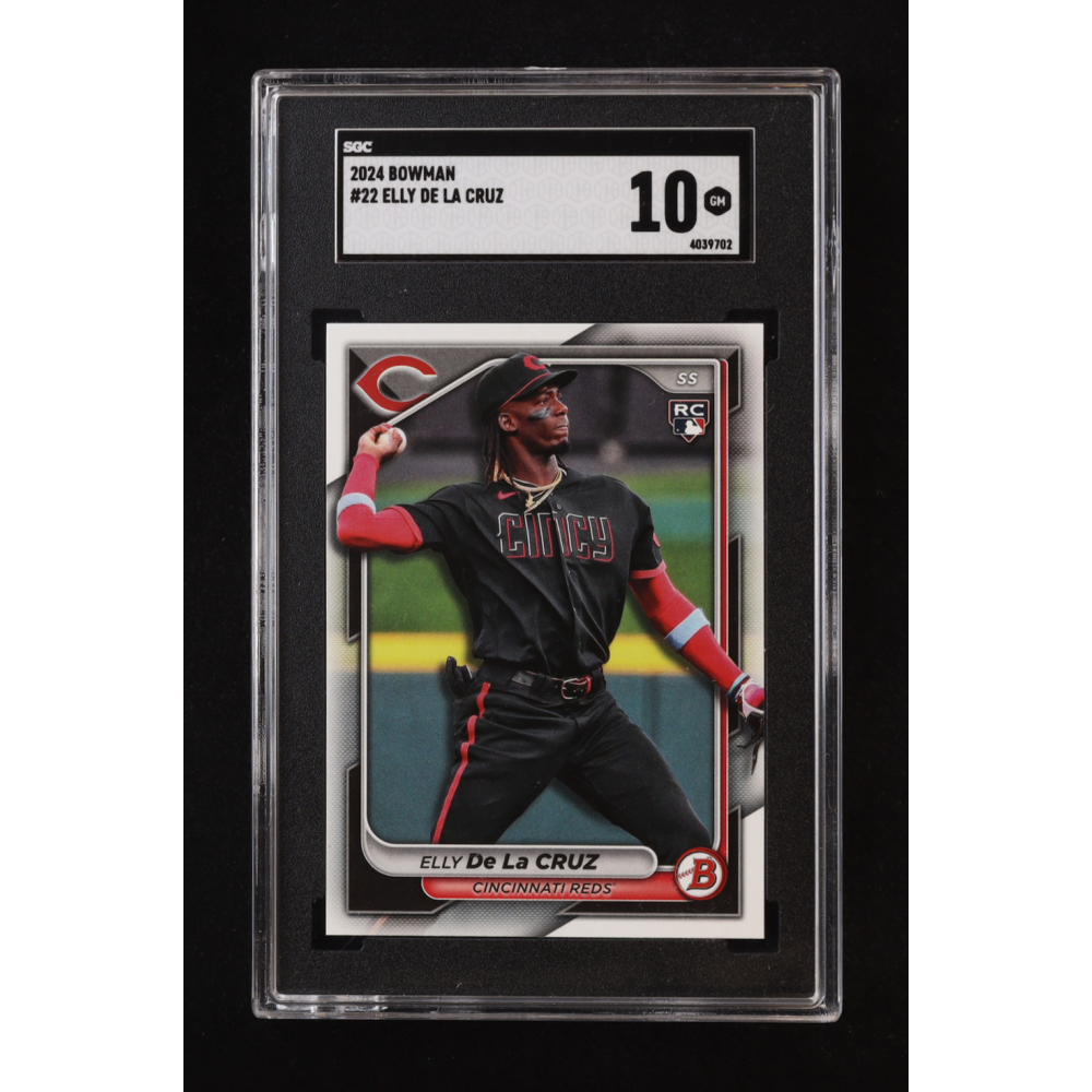 Elly De La Cruz 2024 Bowman #22 RC (SGC 10) at PristineAuction.com
