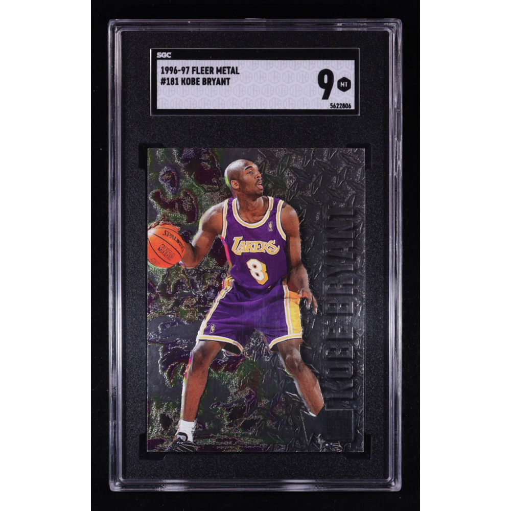 Kobe Bryant 1996-97 Fleer Metal #181 RC (SGC 9) at PristineAuction.com