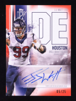 J.J. Watt 2024 Topps Signature Class Veteran Autographs Red #VCA-JJW #5/25 at PristineAuction.com