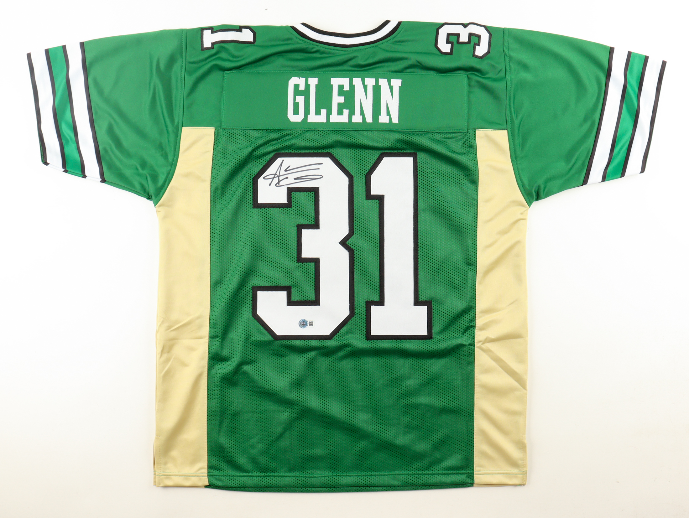 Aaron Glenn Signed Jersey (Beckett) at PristineAuction.com Aaron Glenn Signed Jersey (Beckett) at PristineAuction.com