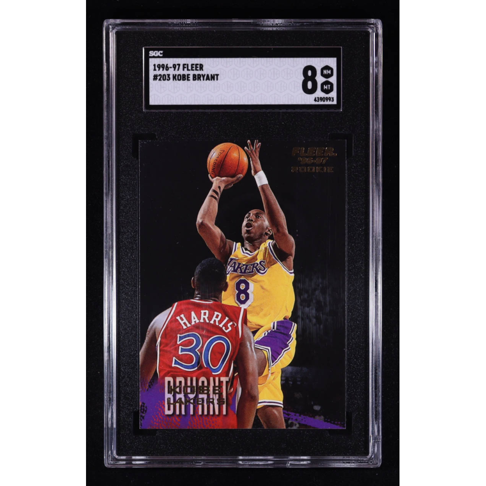 Kobe Bryant 1996-97 Fleer #203 RC (SGC 8) at PristineAuction.com