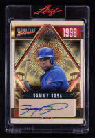 Sammy Sosa 2025 Leaf Seasons in the Sun Baseball Signature Series Holo Bronze #SSESS1 #04/35 at PristineAuction.com