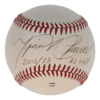 Miguel Cabrera OVPBL Baseball Inscribed "2012/13 AL MVP" (JSA) at PristineAuction.com