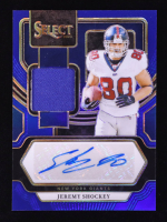 Jeremy Shockey 2023 Select Signature Memorabilia Prizm Blue #43 #1/75 at PristineAuction.com