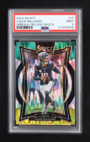 Caleb Williams 2024 Select Prizm Green and Yellow Shock #25 RC (PSA 9) at PristineAuction.com