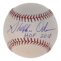 Sheldon Ocker Signed OML Baseball Inscribed "HOF 2018" (JSA) at PristineAuction.com