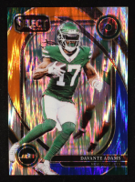 Davante Adams 2024 Select Prizm Blue and Orange Shock #245 #06/35 at PristineAuction.com