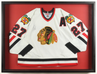 Jeremy Roenick Signed Blackhawks Custom Framed CCM Authentic Jersey (Beckett) at PristineAuction.com