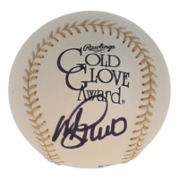 Mike Schmidt Signed Gold Glove Award Logo Baseball (JSA) at PristineAuction.com