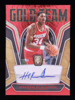 Hakeem Olajuwon 2024-25 Totally Certified Gold Team Signatures Mirror Red #24 #29/49 at PristineAuction.com