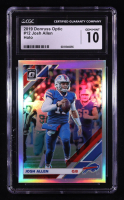 Josh Allen 2019 Donruss Optic Holo #12 (CGC 10) at PristineAuction.com