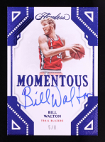 Bill Walton 2022-23 Panini Flawless Momentous Autographs Blue #24 #5/8 at PristineAuction.com