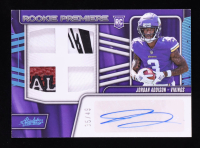 Jordan Addison 2023 Absolute Rookie Premiere Materials Autographs Quad Spectrum #210 RC #35/49 at PristineAuction.com