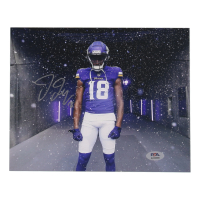Justin Jefferson Signed Vikings 8x10 Photo (PSA) at PristineAuction.com