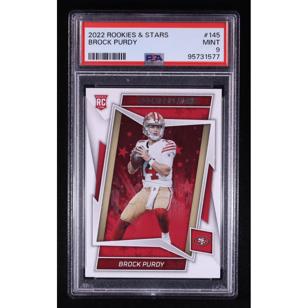 Brock Purdy 2022 Rookies & Stars #145 RC (PSA 9) at PristineAuction.com