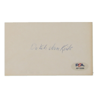 Theodore "Dutch" Van Kirk Signed Cut (PSA) at PristineAuction.com