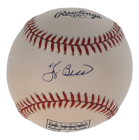 Yogi Berra Signed OML Hall of Fame Logo Baseball (JSA) at PristineAuction.com