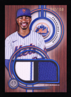 Francisco Lindor 2025 Topps Tribute Dual Relics Blue #DRFL #042/150 at PristineAuction.com