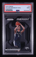 Victor Wembanyama 2023 Prizm Emergent #12 RC (PSA 9) at PristineAuction.com
