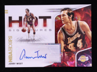 Jerry West 2020-21 Hoops Hot Signatures Hyper Gold #28 at PristineAuction.com
