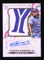 Vladimir Guerrero Jr. 2022 Topps Inception Jumbo Patch Autographs #IAJPVGJ EXCH #102/125 at PristineAuction.com