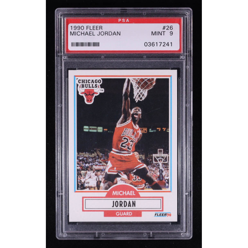 Michael Jordan 1990 Fleer #26 (PSA 9) at PristineAuction.com