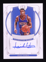 Isiah Thomas 2022-23 Panini National Treasures Validating Marks Autographs #10 #31/49 at PristineAuction.com