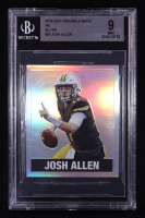 Josh Allen 2018 Leaf Originals Metal '48 Silver #29 RC (BGS 9) at PristineAuction.com