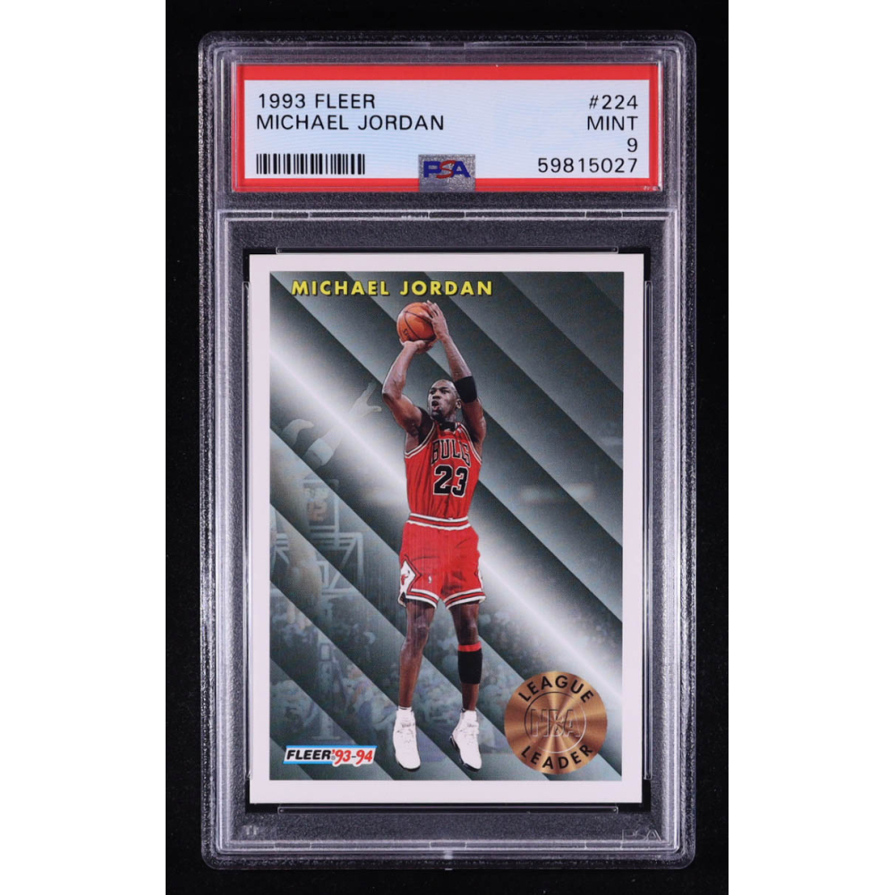 Michael Jordan 1993 Fleer #224 LL (PSA 9) at PristineAuction.com