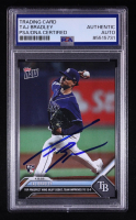 Taj Bradley Signed 2023 Topps Now #111 RC (PSA Authentic) at PristineAuction.com