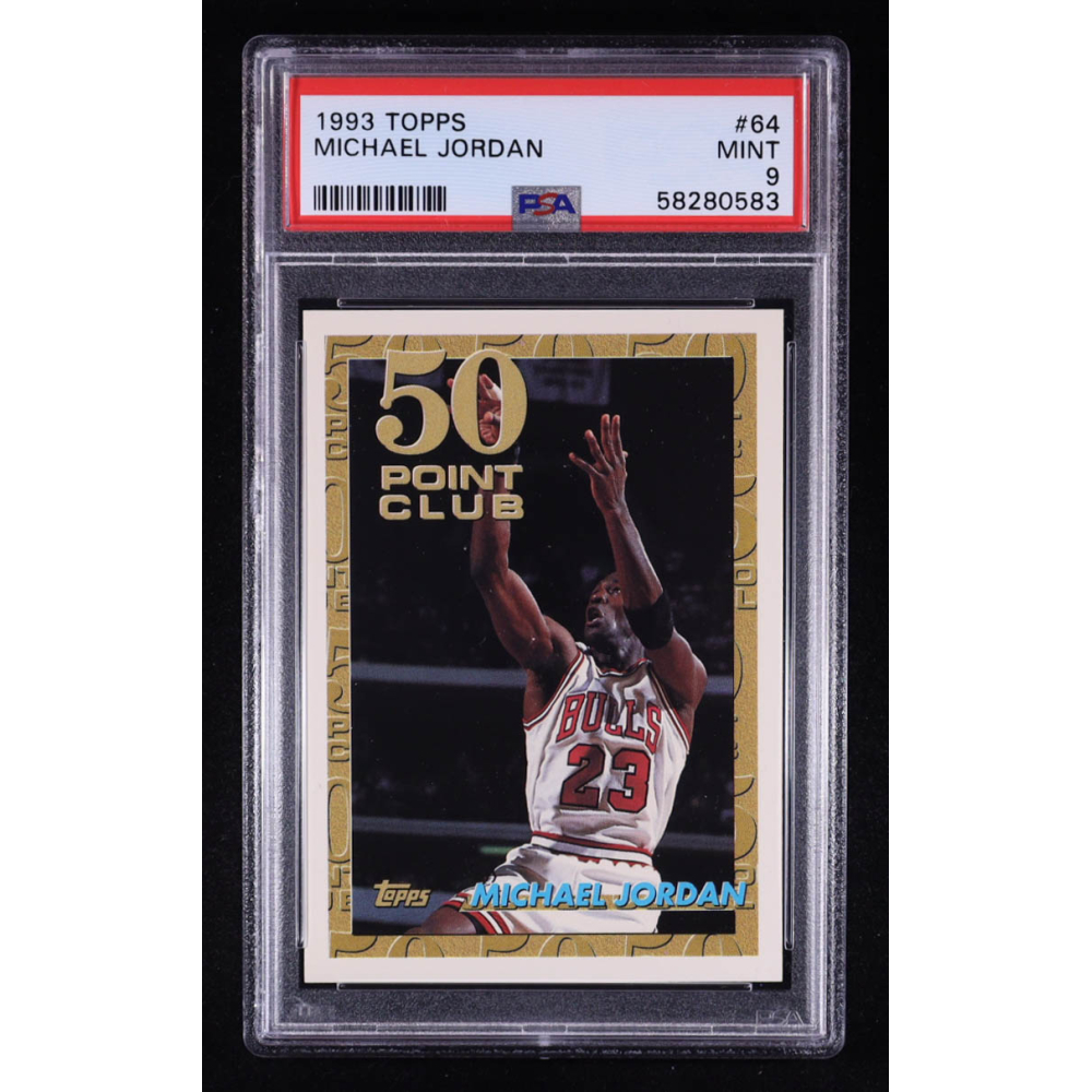 Michael Jordan 1993 Topps #64 50 PC (PSA 9) at PristineAuction.com