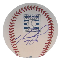 David Ortiz Signed OML Hall of Fame Logo Baseball (Beckett) at PristineAuction.com