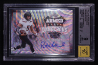 Pat Mahomes II 2017 Leaf Metal Draft Armed and Dangerous Prismatic Wave #ADPM1 RC (BGS 9 | Autograph Graded 10) at PristineAuction.com
