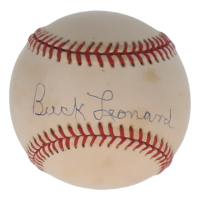 Buck Leonard Signed OAL Baseball (PSA) at PristineAuction.com