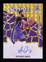 Anthony Davis 2019-20 Panini Mosaic Scripts Mosaic Yellow #SCADV #9/25 at PristineAuction.com