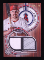 Mike Trout 2025 Topps Tribute Dual Relics #DRMT #054/199 at PristineAuction.com