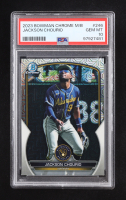 Jackson Chourio 2023 Bowman Chrome Mega Box Prospects #BCP246 RC (PSA 10) at PristineAuction.com
