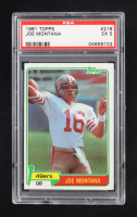Joe Montana 1981 Topps #216 RC (PSA 5) at PristineAuction.com
