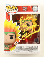 Ricky "The Dragon" Steamboat Signed WWE #121 Funko Pop! Vinyl Figure (JSA) at PristineAuction.com
