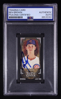 Ben Brown Signed 2024 Topps Allen and Ginter Mini Black Border #212 (PSA Authentic) at PristineAuction.com