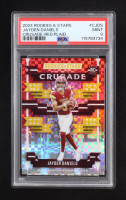 Jayden Daniels 2024 Rookies and Stars Crusade Red Plaid #27 RC (PSA 9) at PristineAuction.com