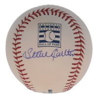 Steve Carlton Signed OML Hall Of Fame Logo Baseball (JSA) at PristineAuction.com