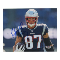 Rob Gronkowski Signed Patriots 8x10 Photo (PSA) at PristineAuction.com
