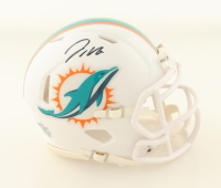 Jaylen Waddle Signed Dolphins Speed Mini Helmet (JSA & PIA) at PristineAuction.com