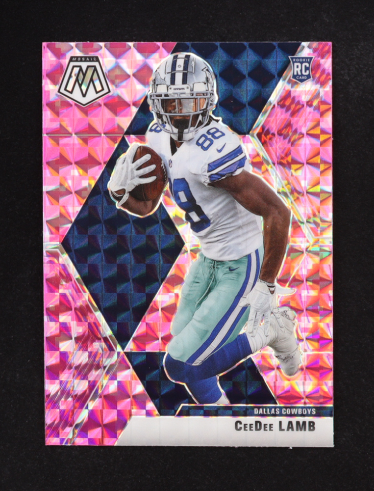 CeeDee Lamb 2020 Panini Mosaic Camo Pink #207 RC