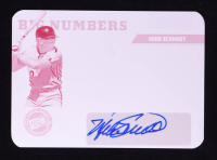Mike Schmidt 2024 Press Pass Premium Big Numbers Autographs Printing Plates Magenta #BNMS1 #1/1 at PristineAuction.com